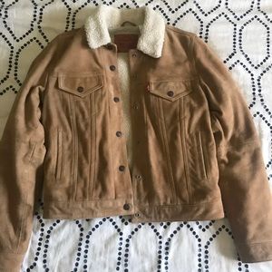 Levi’s Suede Sherpa Jacket